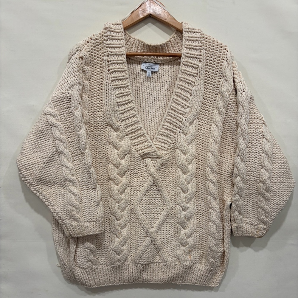 & Other Stories Fisherman Sweater - size s